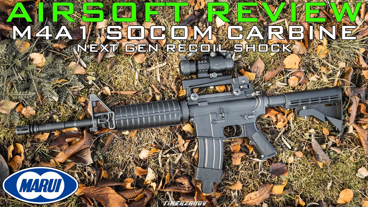 Airsoft Review #382 Tokyo Marui M4A1 Socom Carbine Next Gen Recoil Shock EBBR [FR]