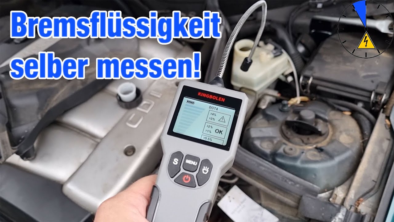 Geld sparen! - Bremsfl&uuml;ssigkeit selber kontrollieren mit BF 200 von Kingbolen