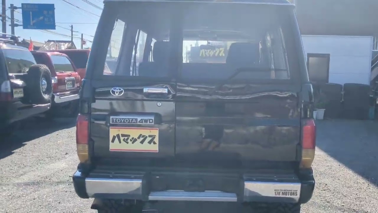【新着入庫速報】ランクル77　ブラック　リフトアップ　前後デフロック【株式会社ハマックス】