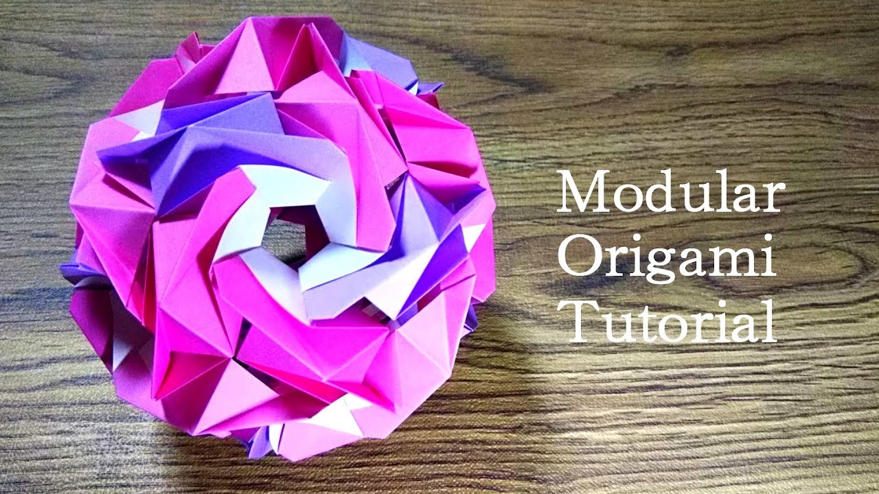 【折り紙】くす玉 - Balance / Origami Modular Kusudama - Balance
