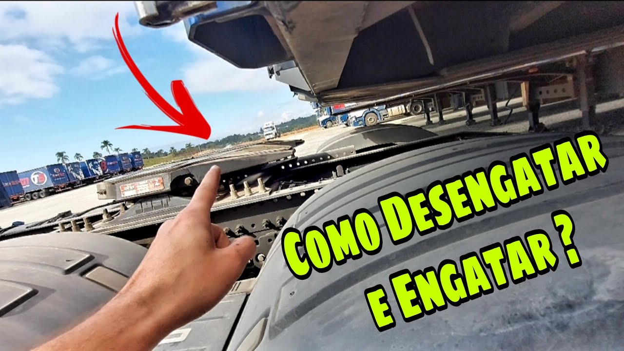 Como Desengatar e Engatar uma Carreta Fácil