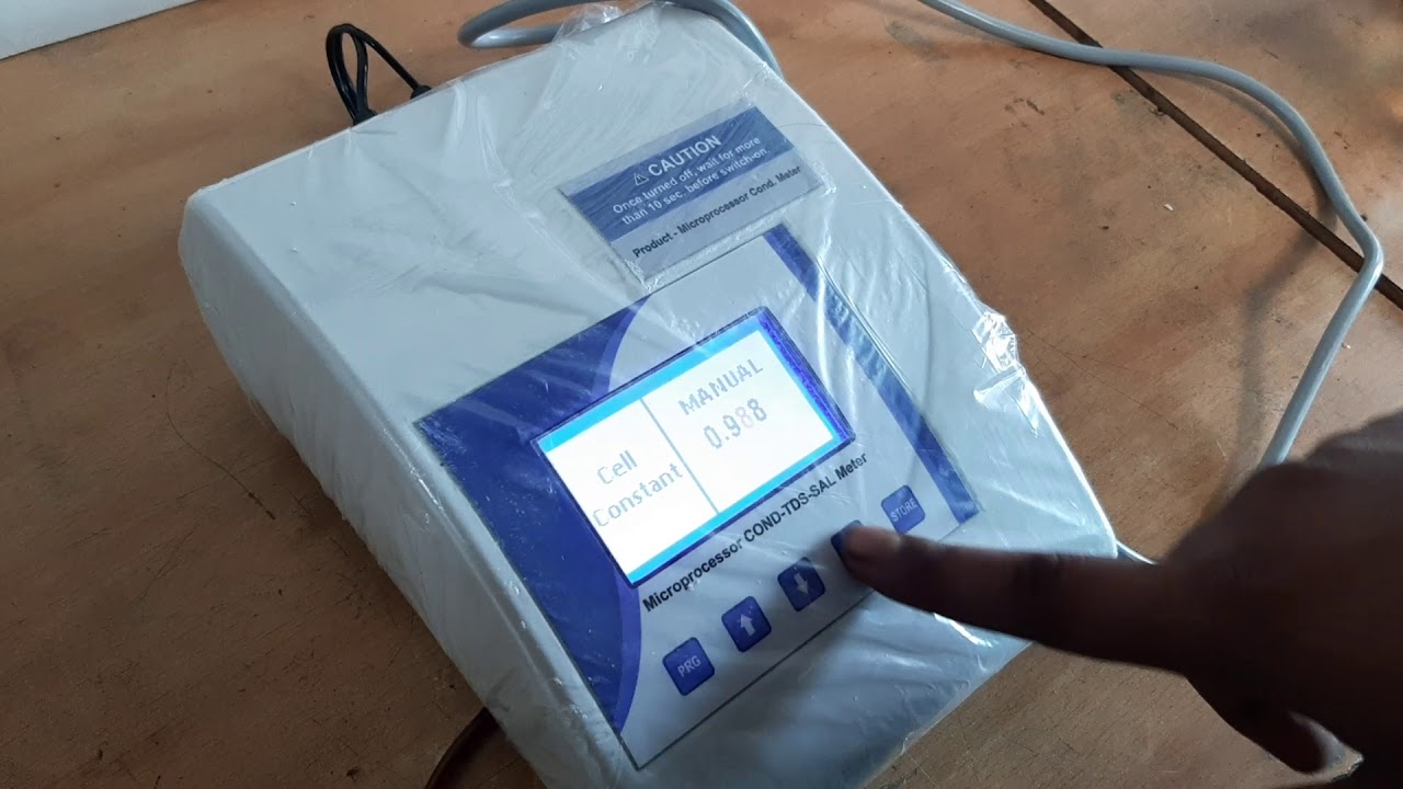 Microprocessor base conductivity meter.