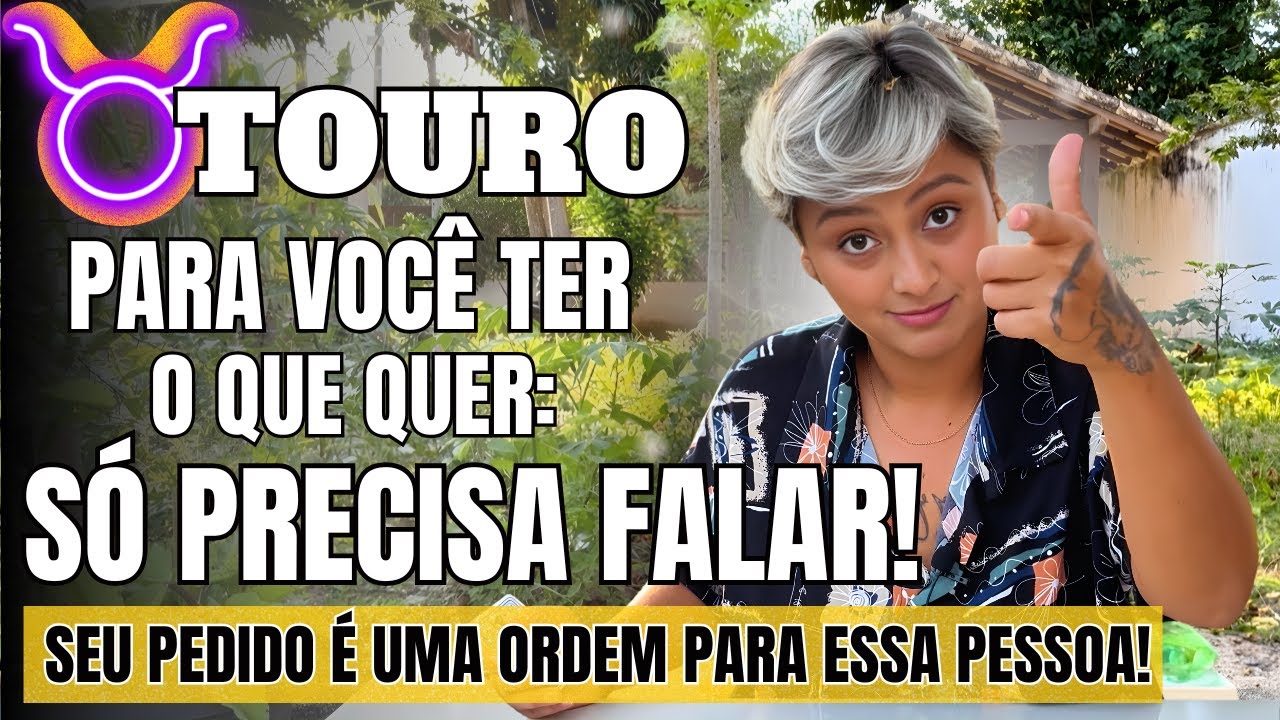 TOURO♉️ Para viver isso que você está aguardando só depende do que você falar com essa pessoa!!!