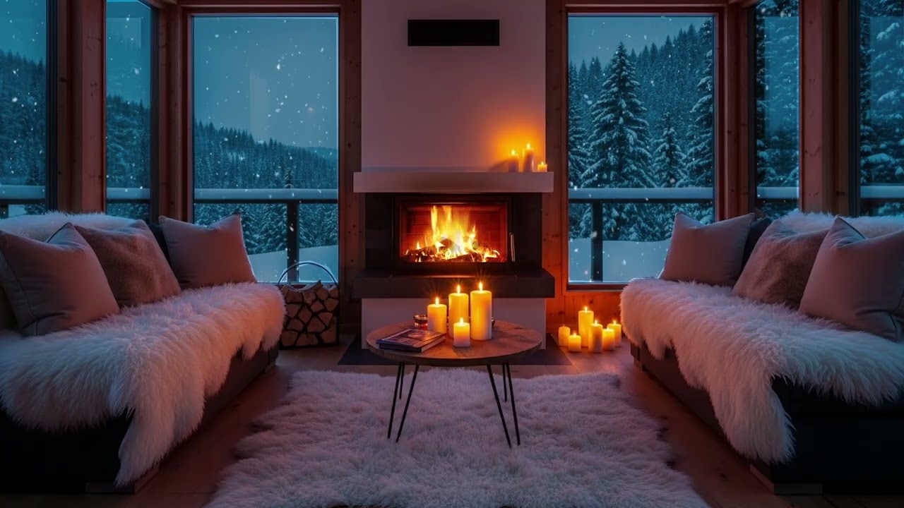 Firelight Piano Dreams 🔥🎹 | Soft Cozy Music for Sleep, Reading & Focus