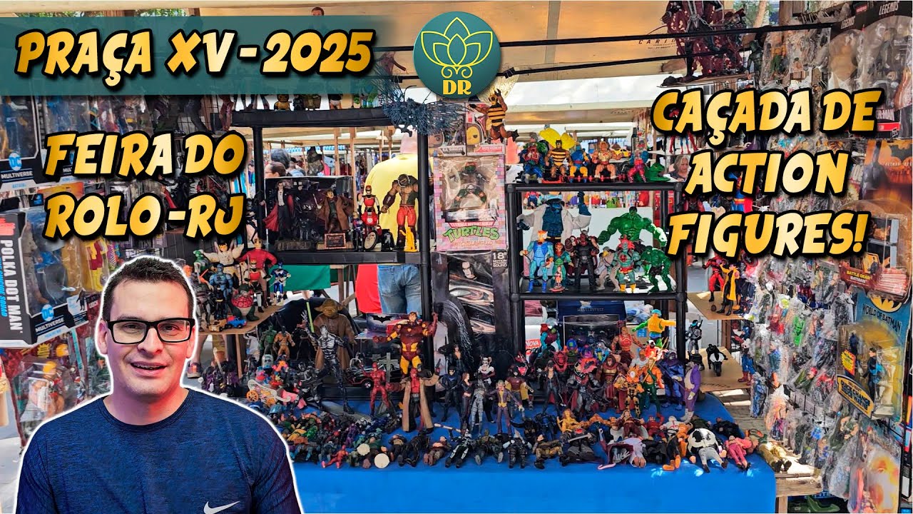 FEIRA DO ROLO 2025 Praça XV (Rio de Janeiro) Caçada de Action Figures Dioramas Reviews
