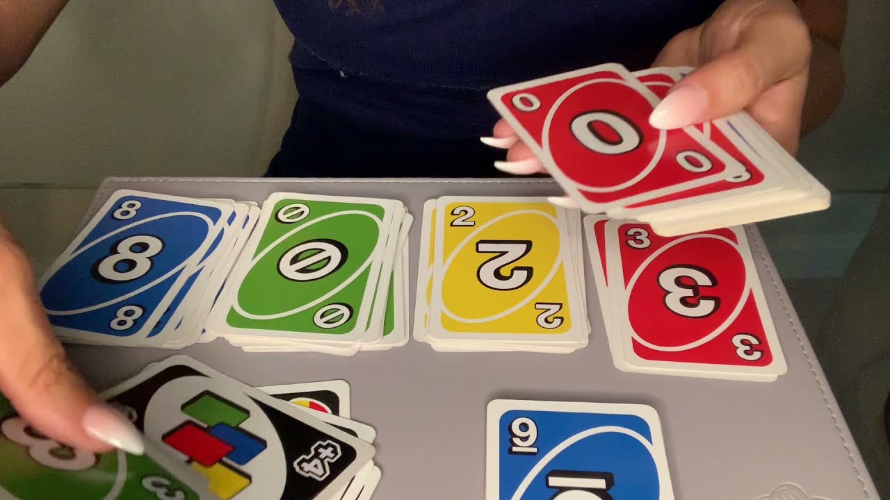Arabic ASMR. UNO cards🂡. Tapping sounds. Scratching sounds. Sleep well and enjoy watching :)