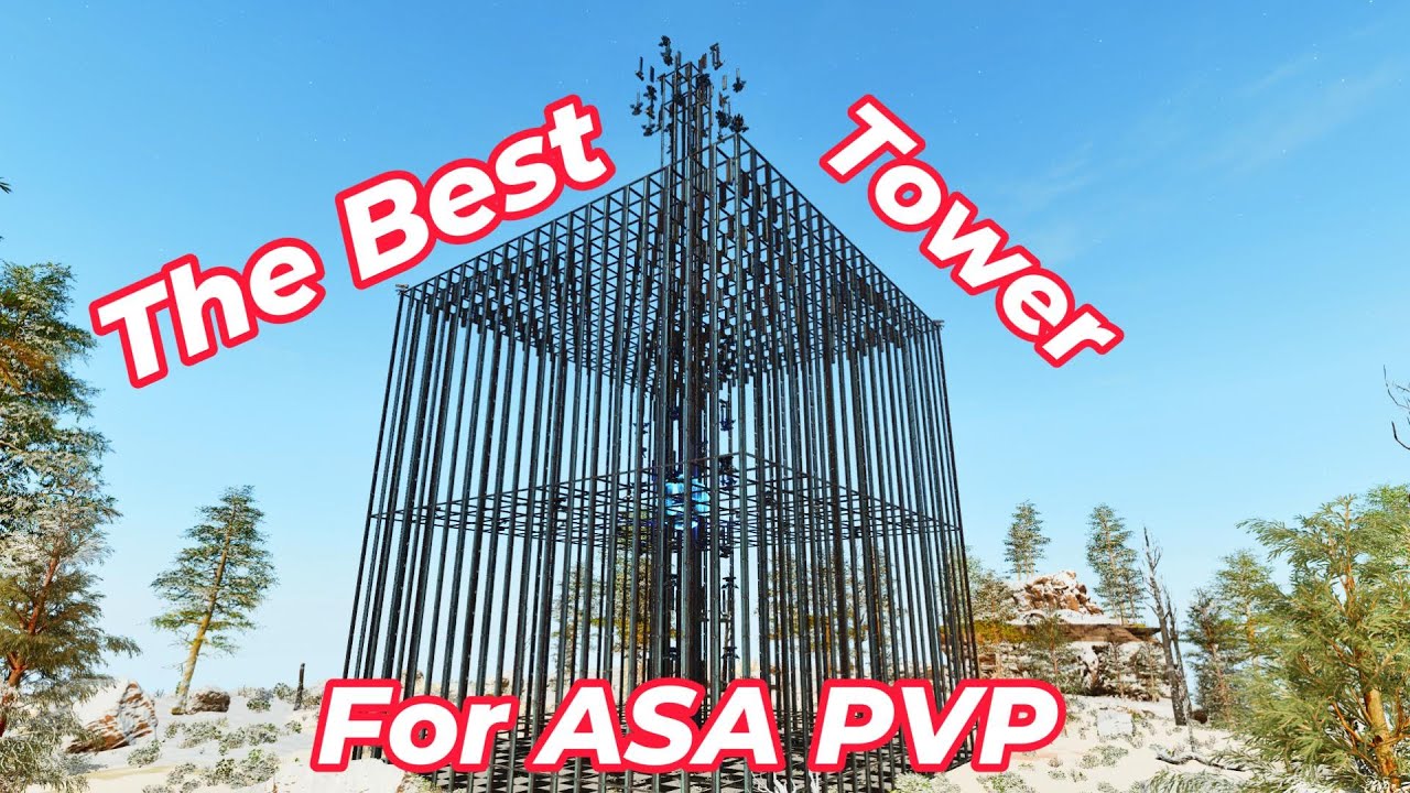 This is the best Turret tower in all of Ark Survival Ascended | ASA PVP