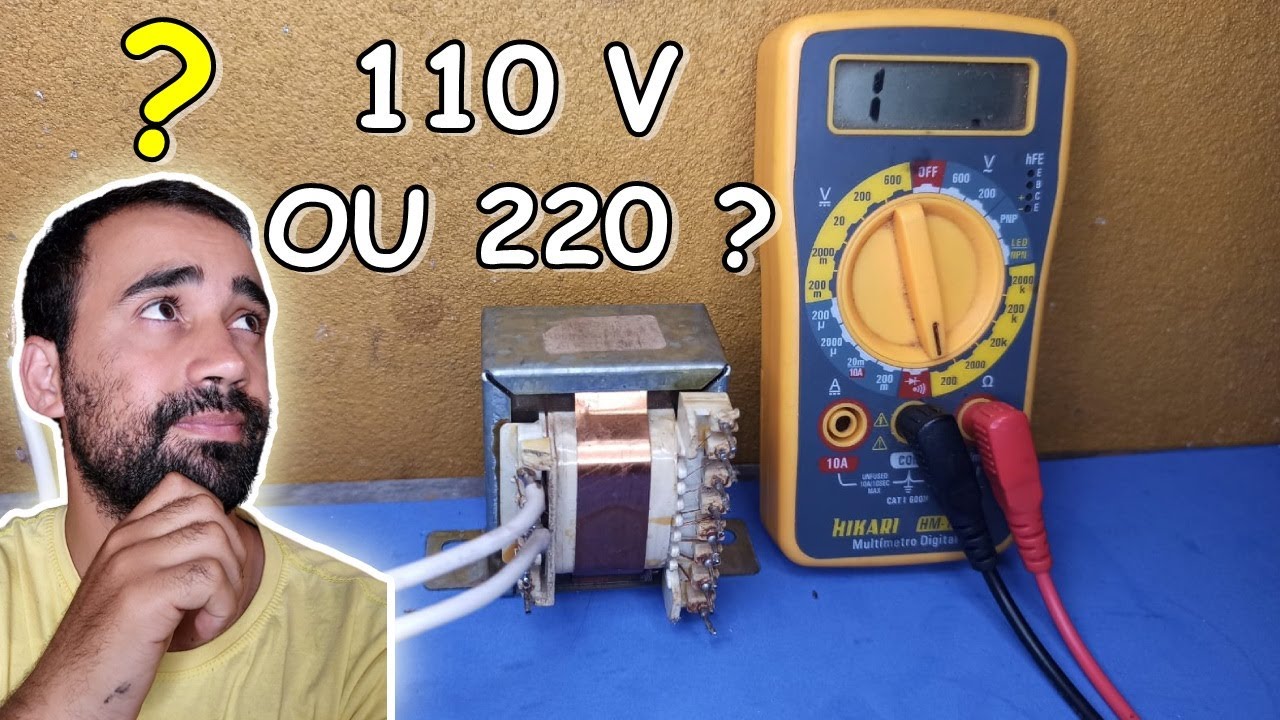 COMO LIGAR UM TRANSFORMADOR EM 110 OU 220 VOLTS
