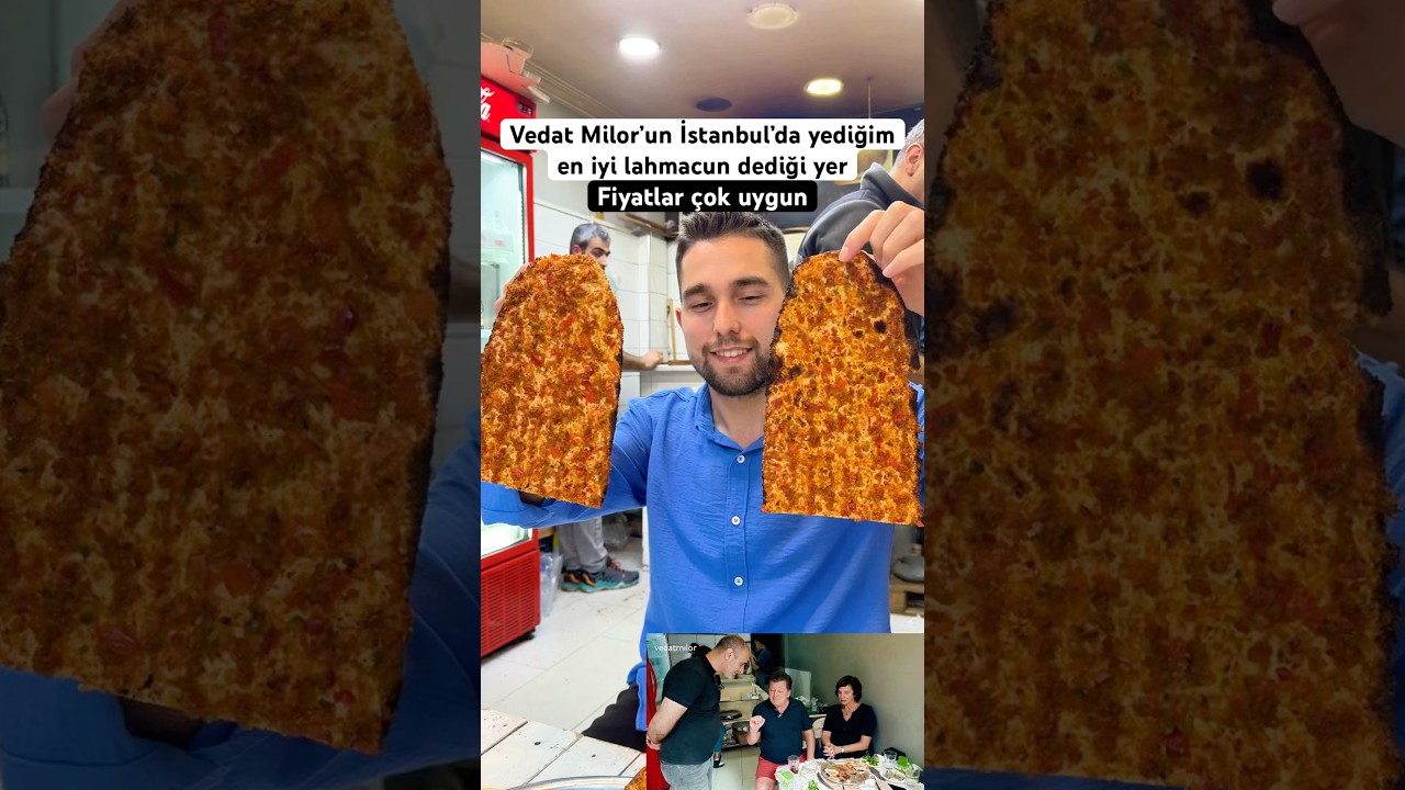 Vedat Milor&rsquo;un İstanbul&rsquo;da yediğim en iyi lahmacun dediği yere geldim.