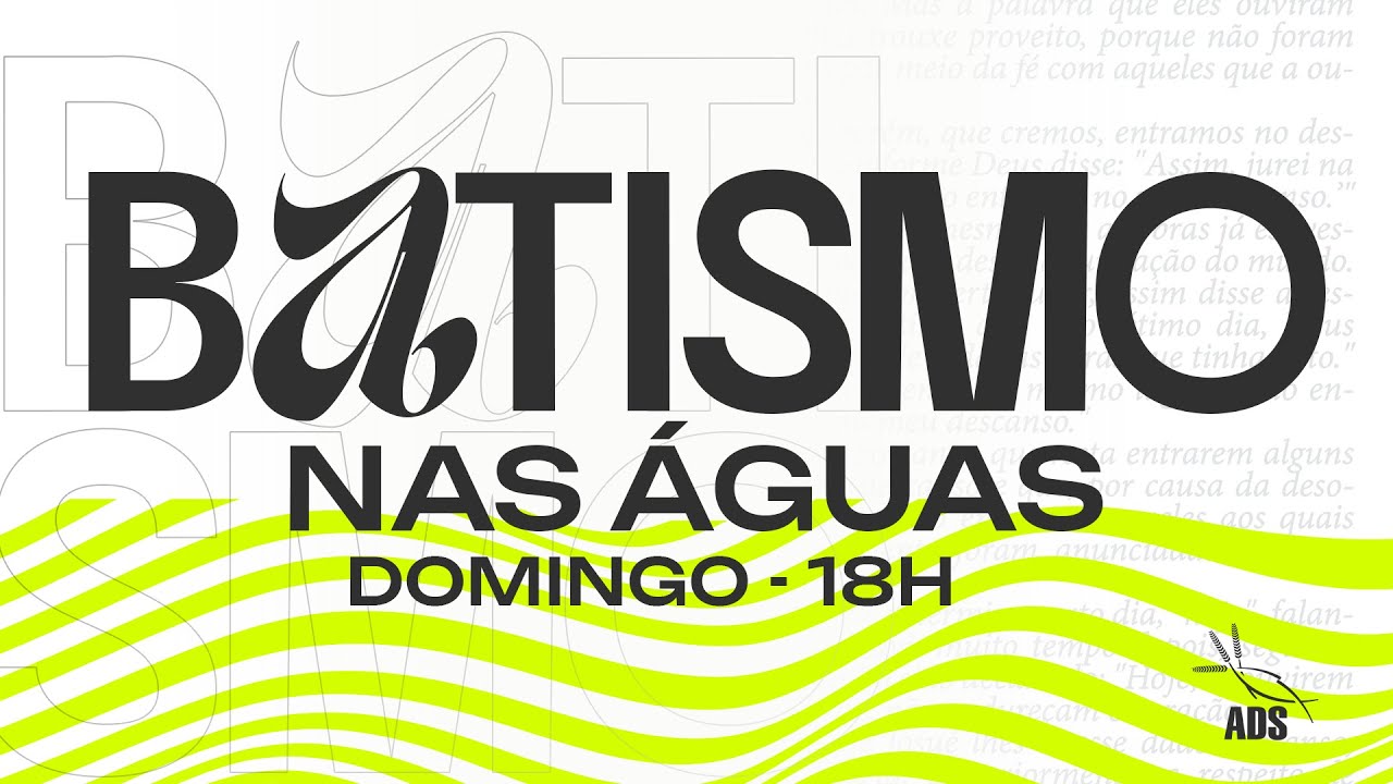 Culto de celebração | Batismo nas Águas