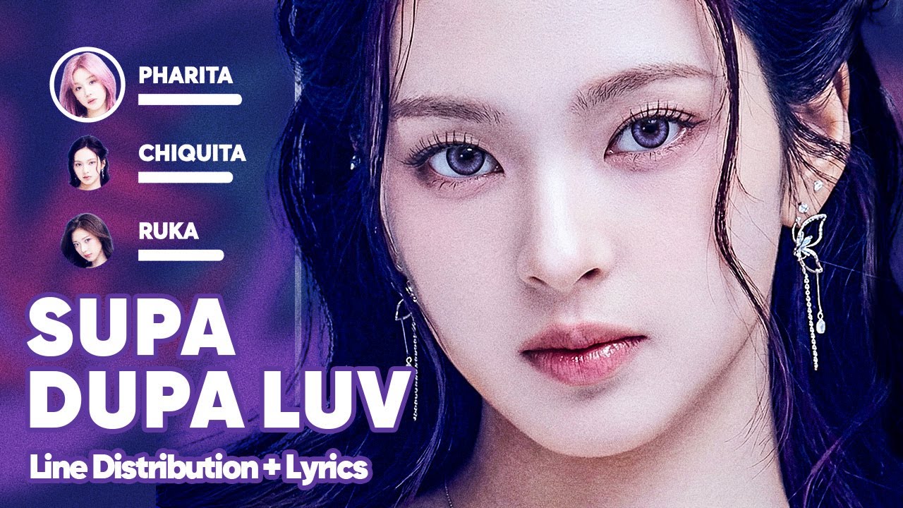 BABYMONSTER - SUPA DUPA LUV (Line Distribution + Lyrics Karaoke) PATREON REQUESTED