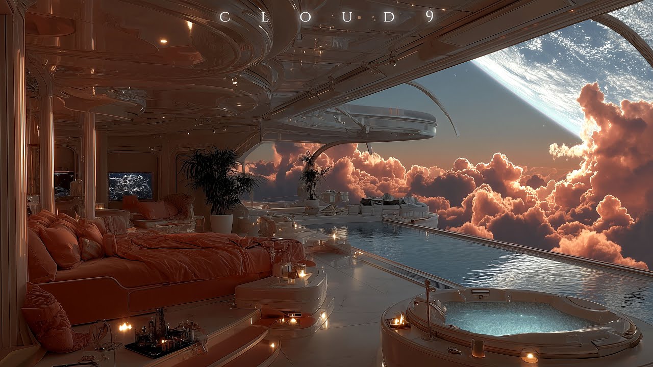 Cloud 9 ⧫ Tranquil Ambient Cloud Escape ⧫ Relaxing SciFi Music for Focus & Stress Relief