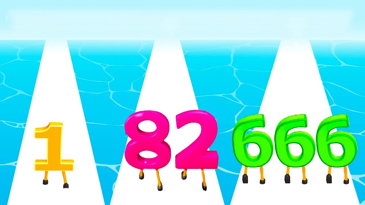 Digit Run 3D - Max Level iOS Android Gameplay Walkthrough