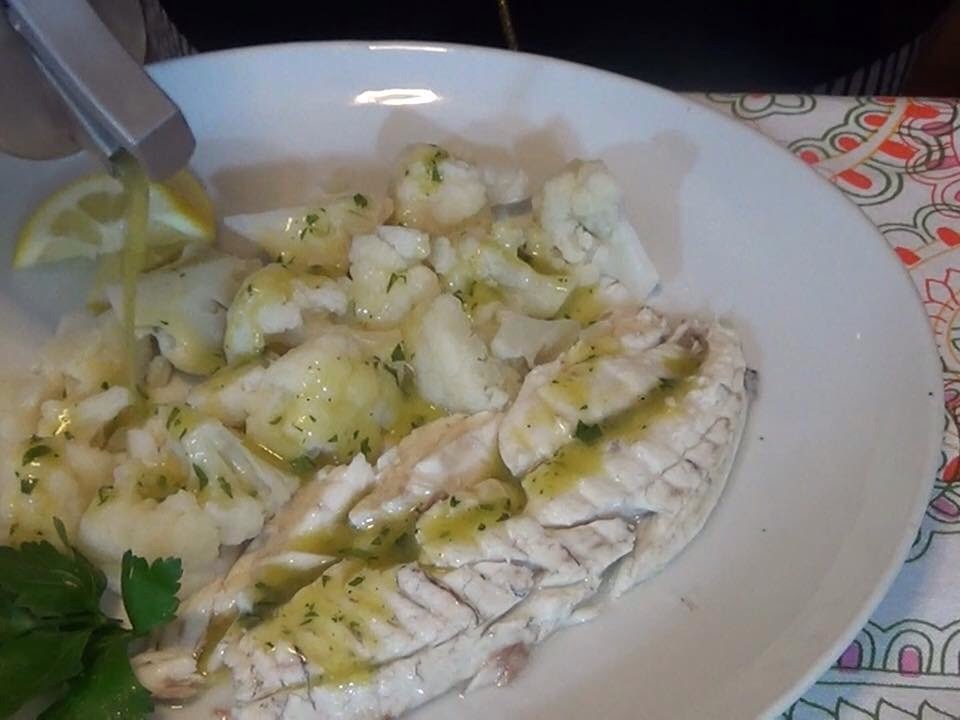 Pescado al Vapor con Verduras
