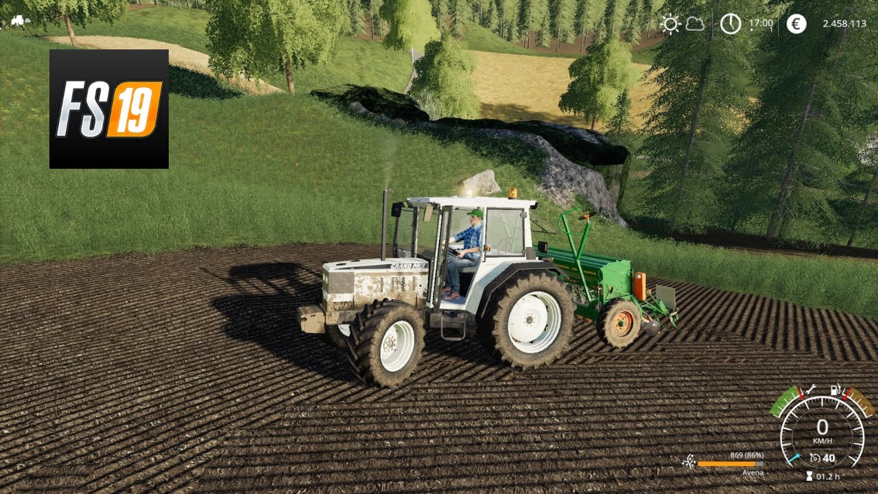 Fs19|Empieza la siembra de avena con el Lamborghini