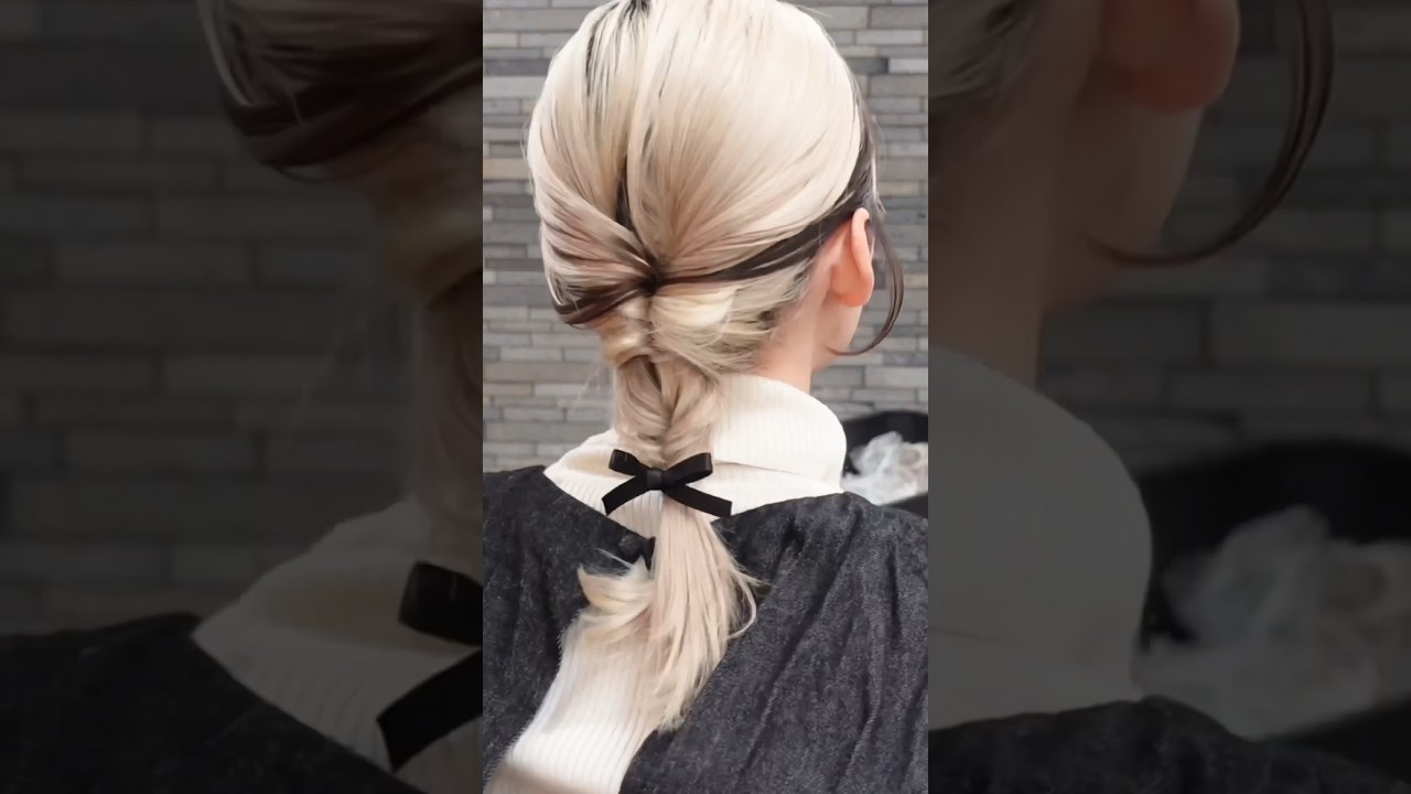 #表参道美容室 #インナーカラー #ヘアアレンジ #まとめ髪 #ミディアムヘア