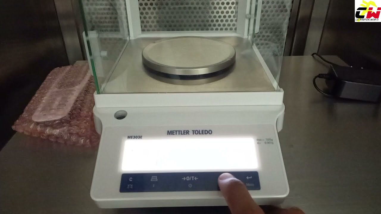 CALIBRATION OF METTLER TOLEDO ME303E WEIGHING SCALE | HOW TO CALIBRATE METTLER TOLEDO ME303E |