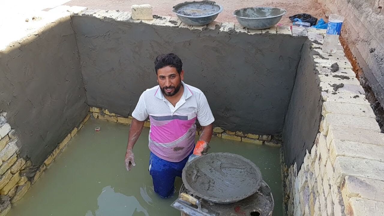 بناء وسقل سبتك تنك عرصة جديدة | الاسطة ابو مهدي