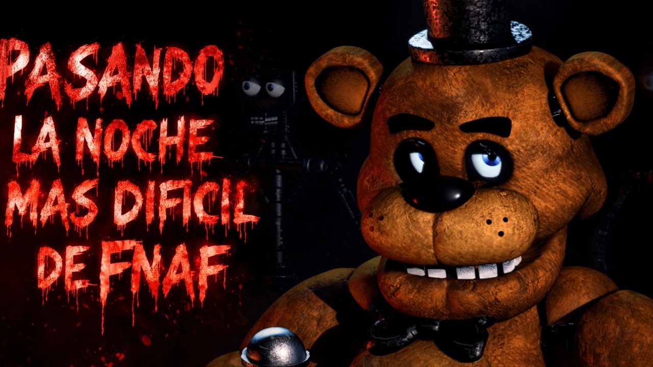 TRATANDO DE PASAR LA NOCHE MAS DIFICIL DE FNAF 1!!☠️🔥