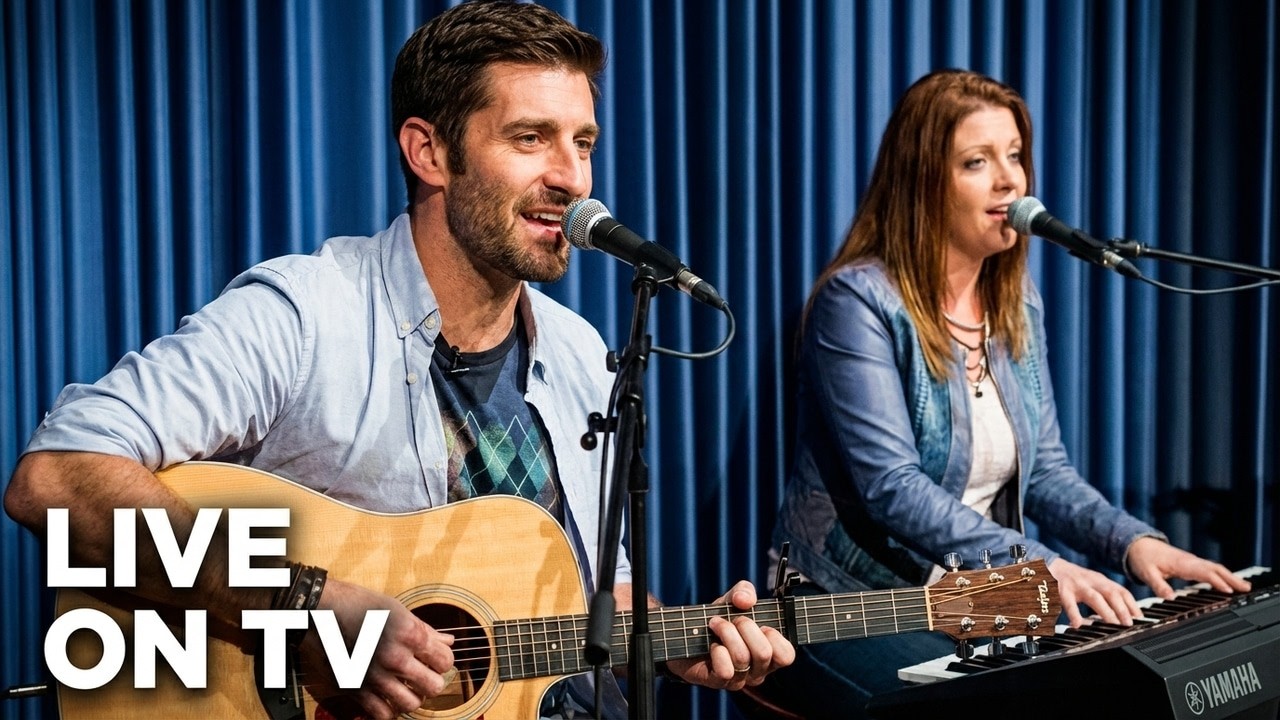 Wayne on Guitar, Michelle on Keys - Backdrop Of Life   ''Live on TV''