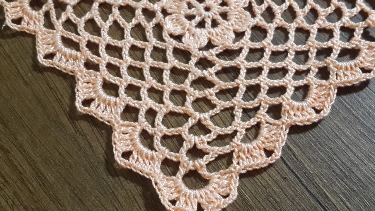 Yine kolay ve şık bir model. Tığişi Örgü & Crochet Part 1