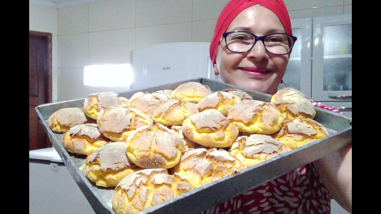 Broas de Fubá com Polvilho Cozido junto com o Fubá / Como fazer