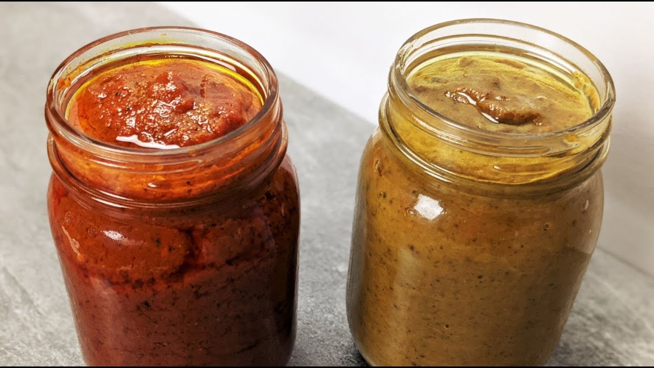 Curry Paste - Yellow & Red | Homemade Indian Curry