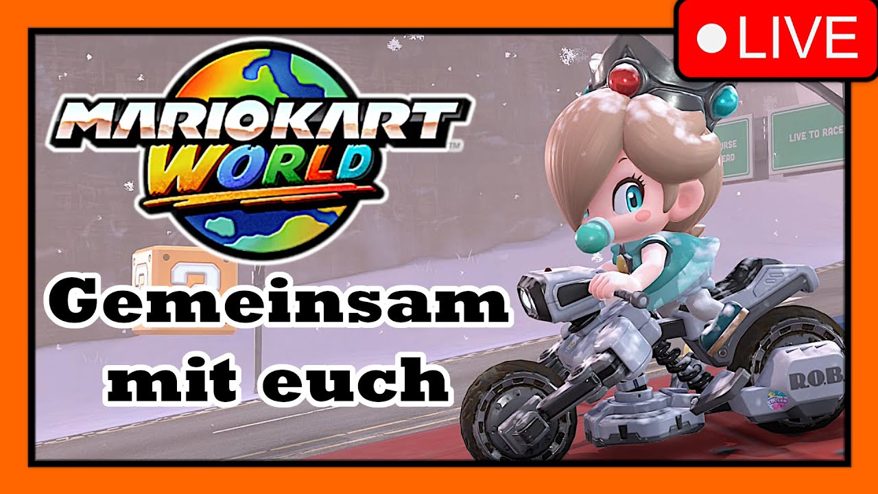 TRAINING für das TEAM TURNIER mit Baby Rosalina ⛽ MARIO KART WORLD ONLINE
