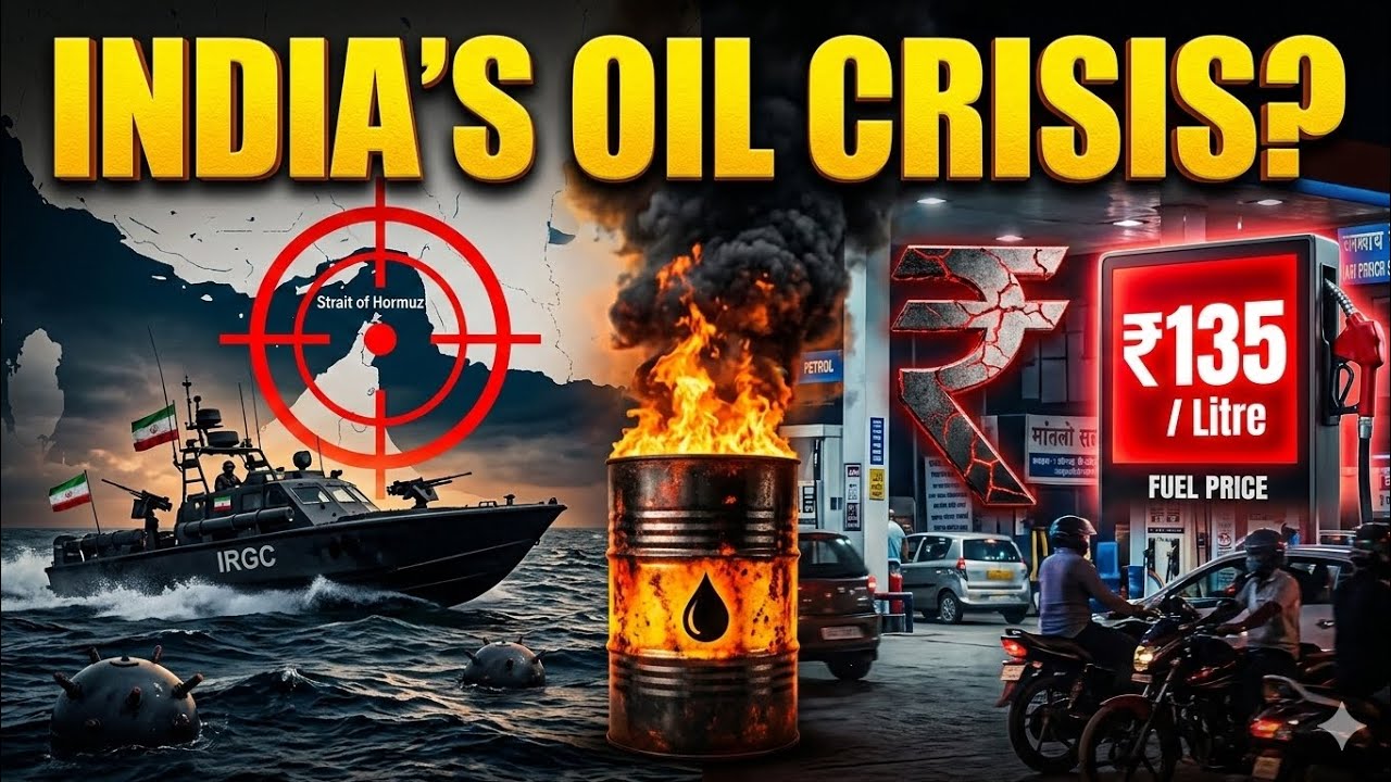 Will Petrol Hit ₹135? Iran’s Threat to India’s Economy Explained #hormuzstrait  #oilcrisis #crudeoil