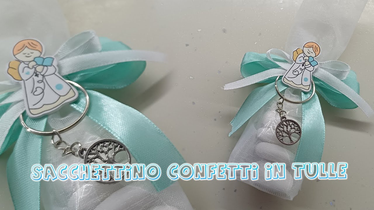 Sacchettino confetti in tulle