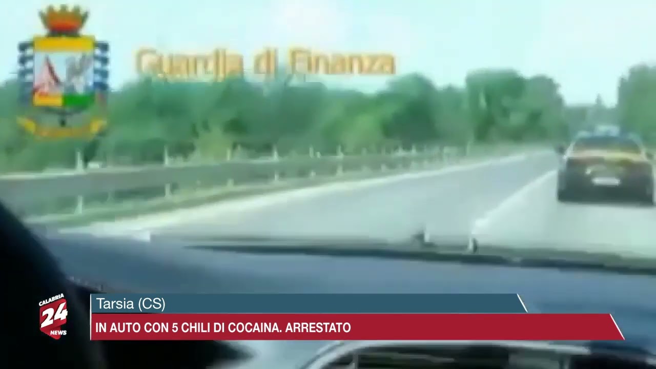 Tarsia (CS): Trovato con 5 chili di cocaina in auto. Arrestato