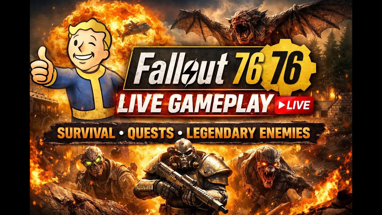 🔥Evening Coffee With Scorched beast in Fallout 76| Surviving Appalachia, Legendary Loot & Chaos!