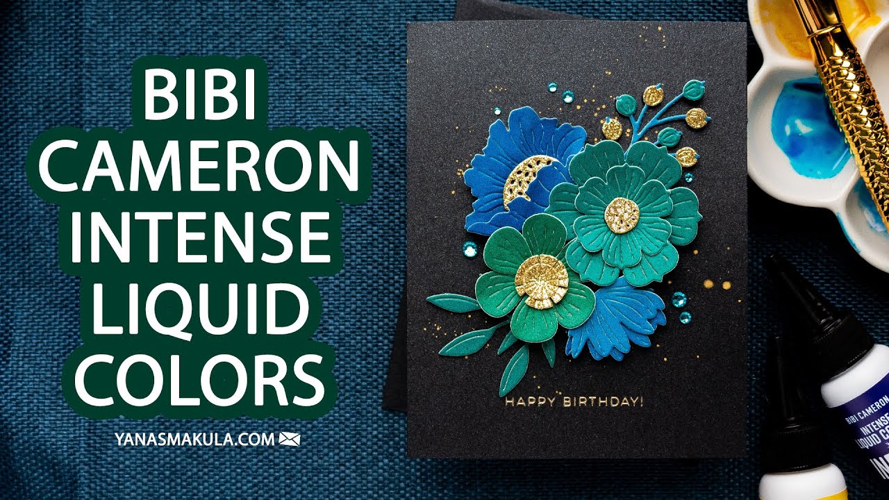 Make Your Own Colored Cardstock with Intense Liquid Colors