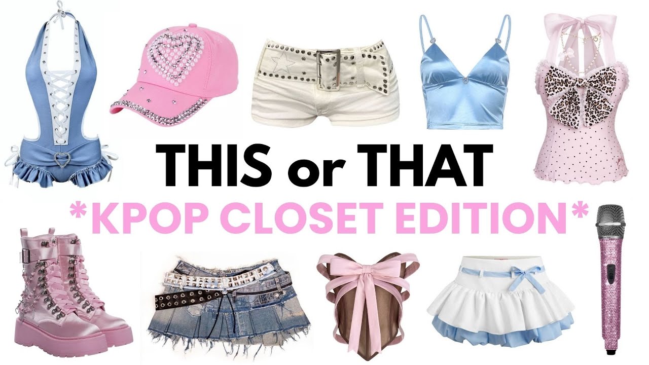 THIS or THAT  *KPOP CLOSET EDITION* 👚💖🎀✨