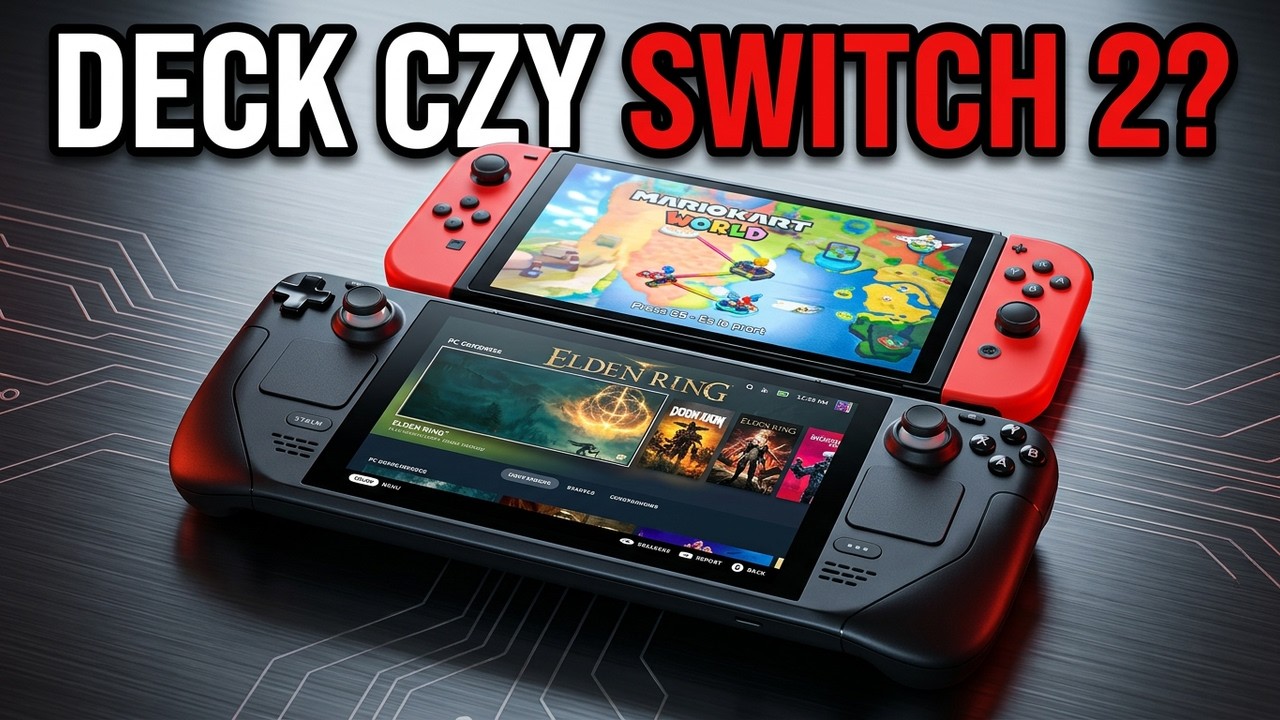 Steam Deck vs Nintendo Switch 2 - który handheld do grania naprawdę ma sens?
