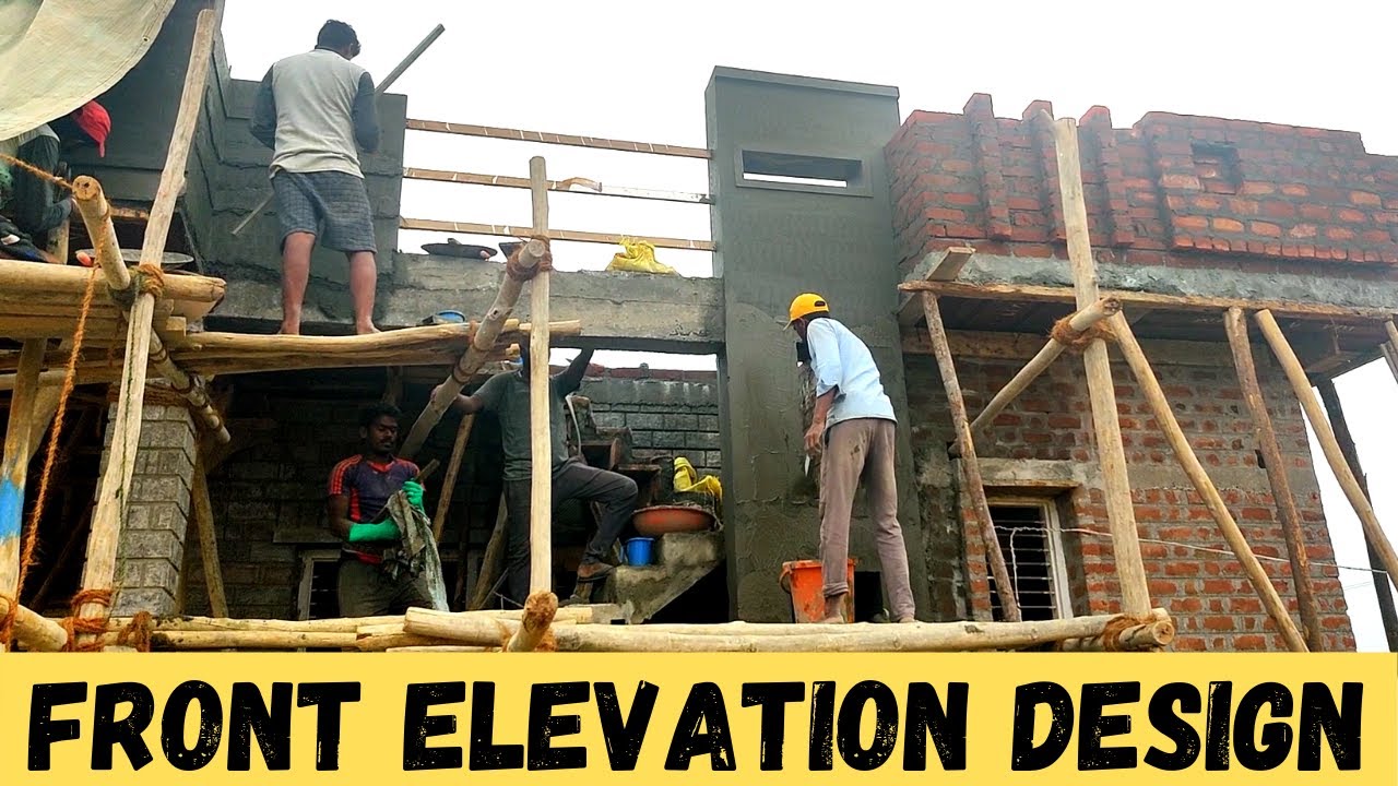 Simple and Beautiful Front Elevation Design | Step by step Construction-Creative Homes