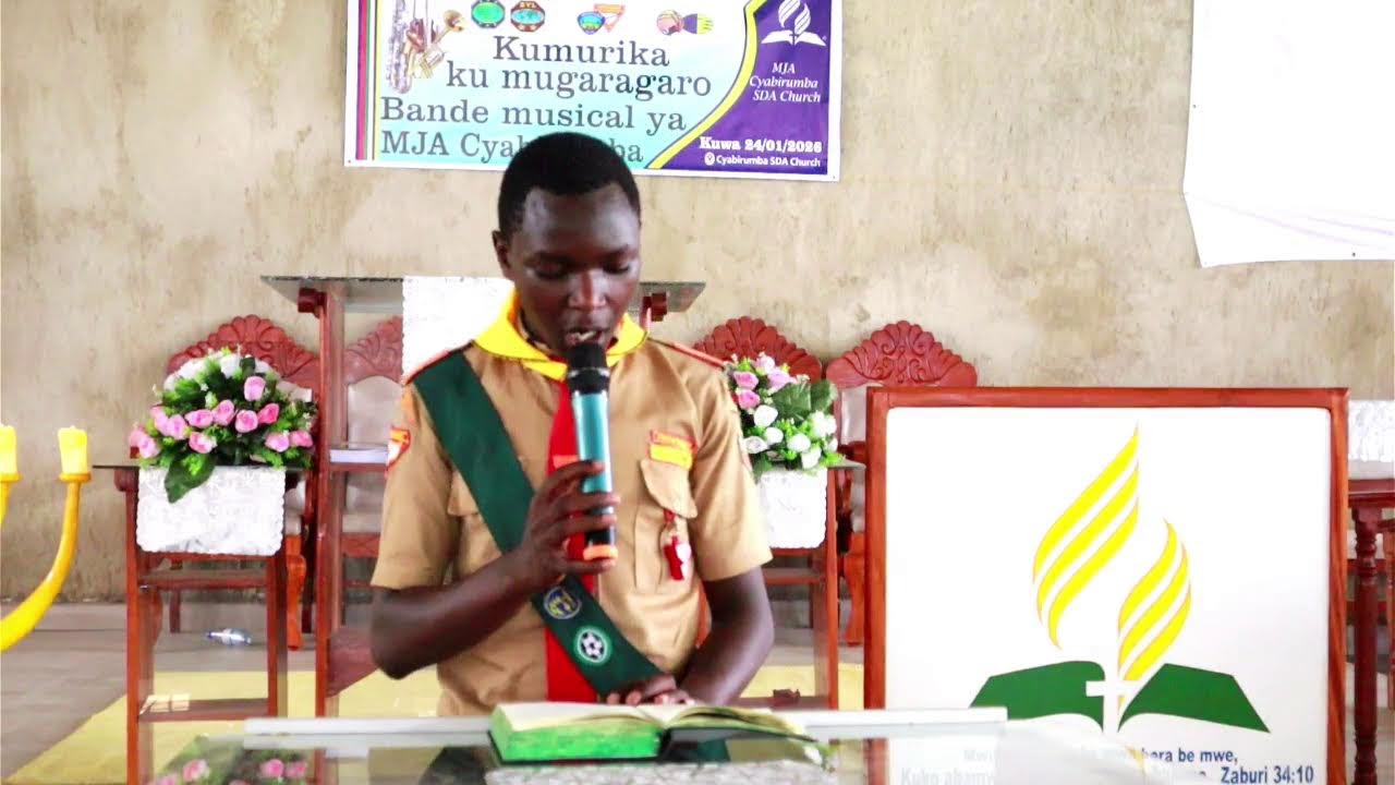AMATERANIRO Y'ISABATO NO KUMURIKA IBYUMA BYA MUZIKA ( band musical) CYABIRUMBA
