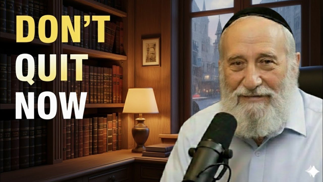 “Don’t Lose Hope — This Message Came at the Right Time | Rabbi David”