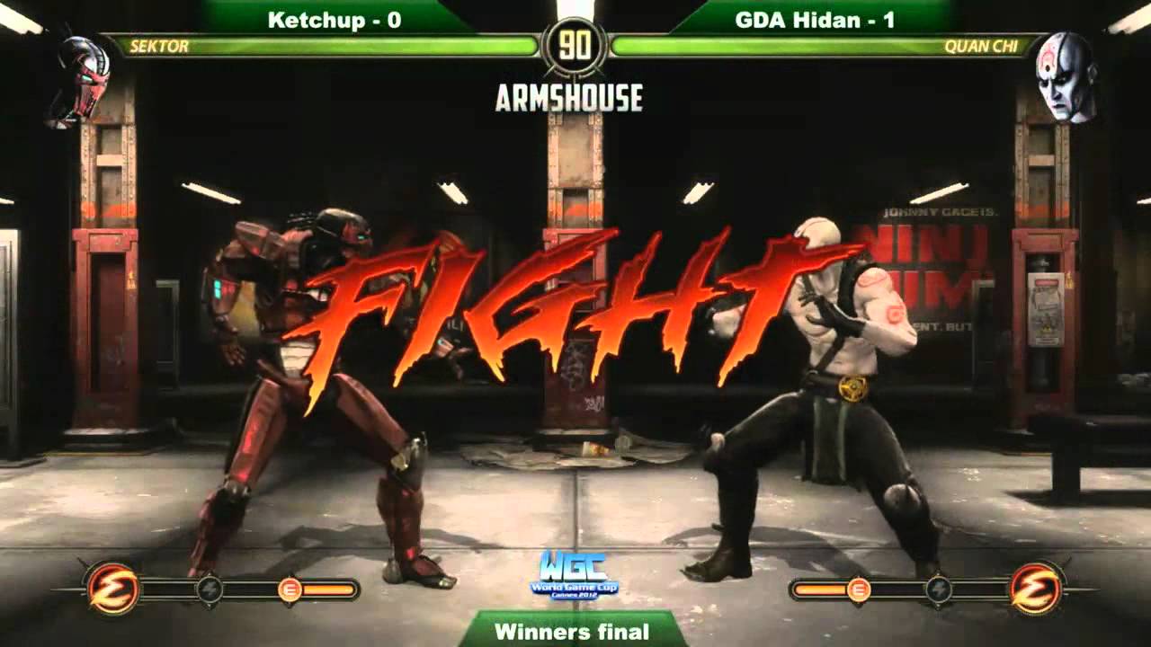 Ketchup (Sektor) vs GDA.Hidan (Quan Chi) MK9 Winners Final WGC 2012