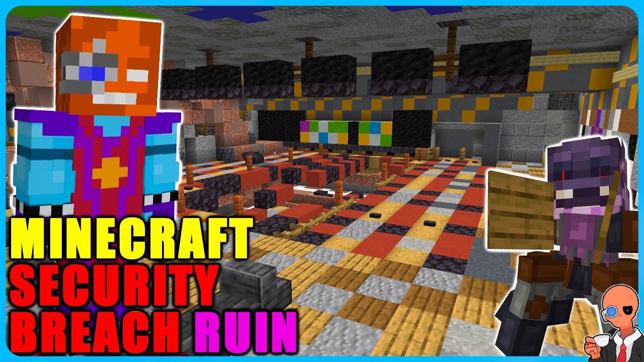Я построил Бонни Боул из FNAF Security Breach RUIN в Minecraft // Строительство FNAF Ruin, часть 7