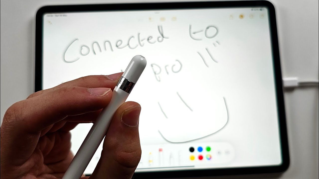 Как подключить Apple Pencil 1 к iPad Pro 11 дюймов!