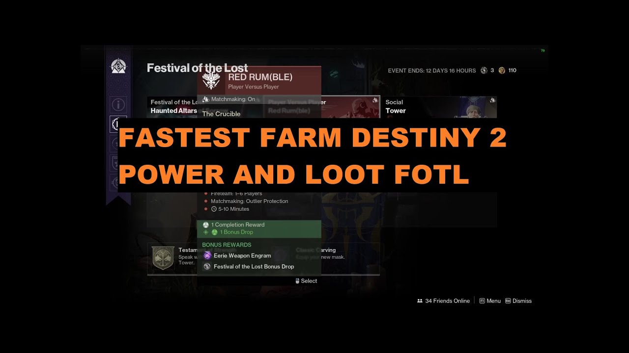 INSANE POWER LEVELING Fastest Loot Farm in FOTL (Destiny 2)
