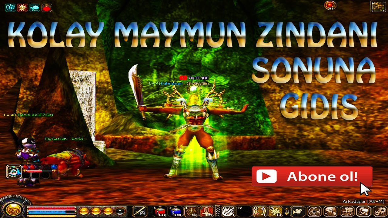Metin2 KOLAY MAYMUN ZİNDANI SONUNA GİDİŞ - ByGezGin - DANDANAKAN