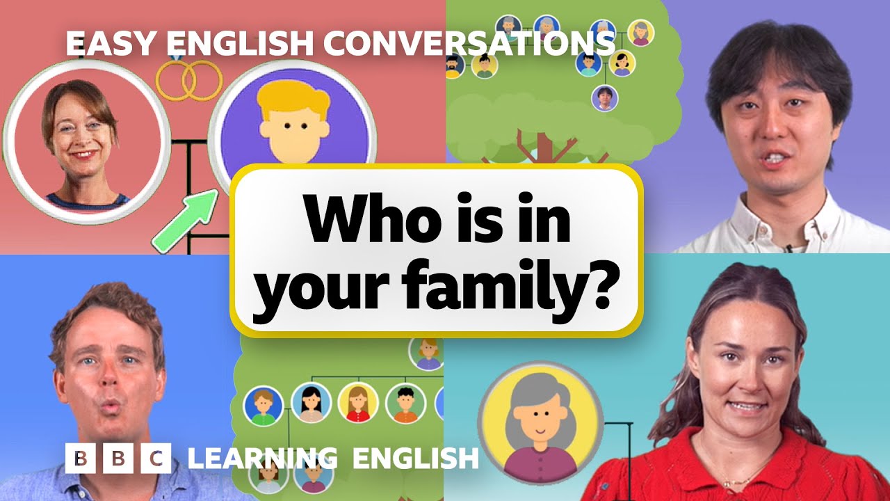 Who's in your family? Easy English Conversations 💬 Episode 15