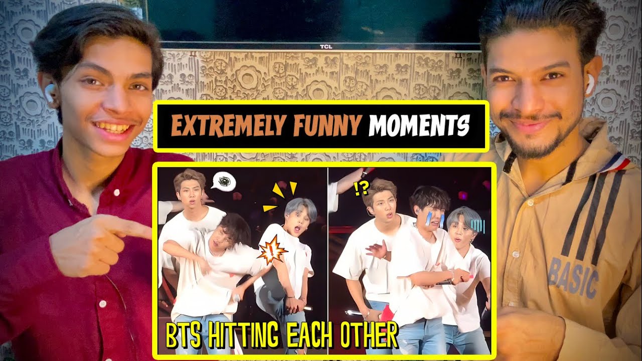 Pakistani React On BTS Hitting Each other For 10 Minutes (BTS Funny Moments)