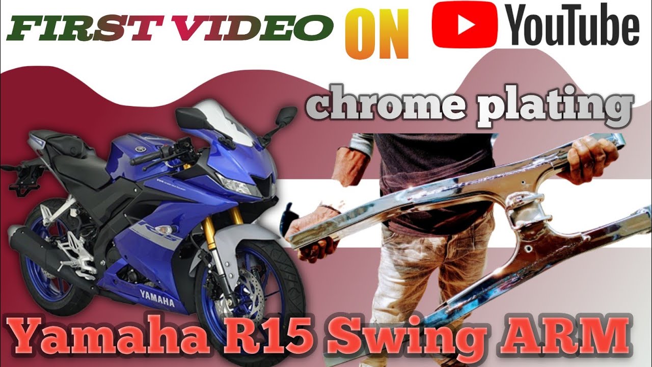 Yamaha R15 V4 SWING ARM || Totally Rusted and Done Restoration||chrome plating process