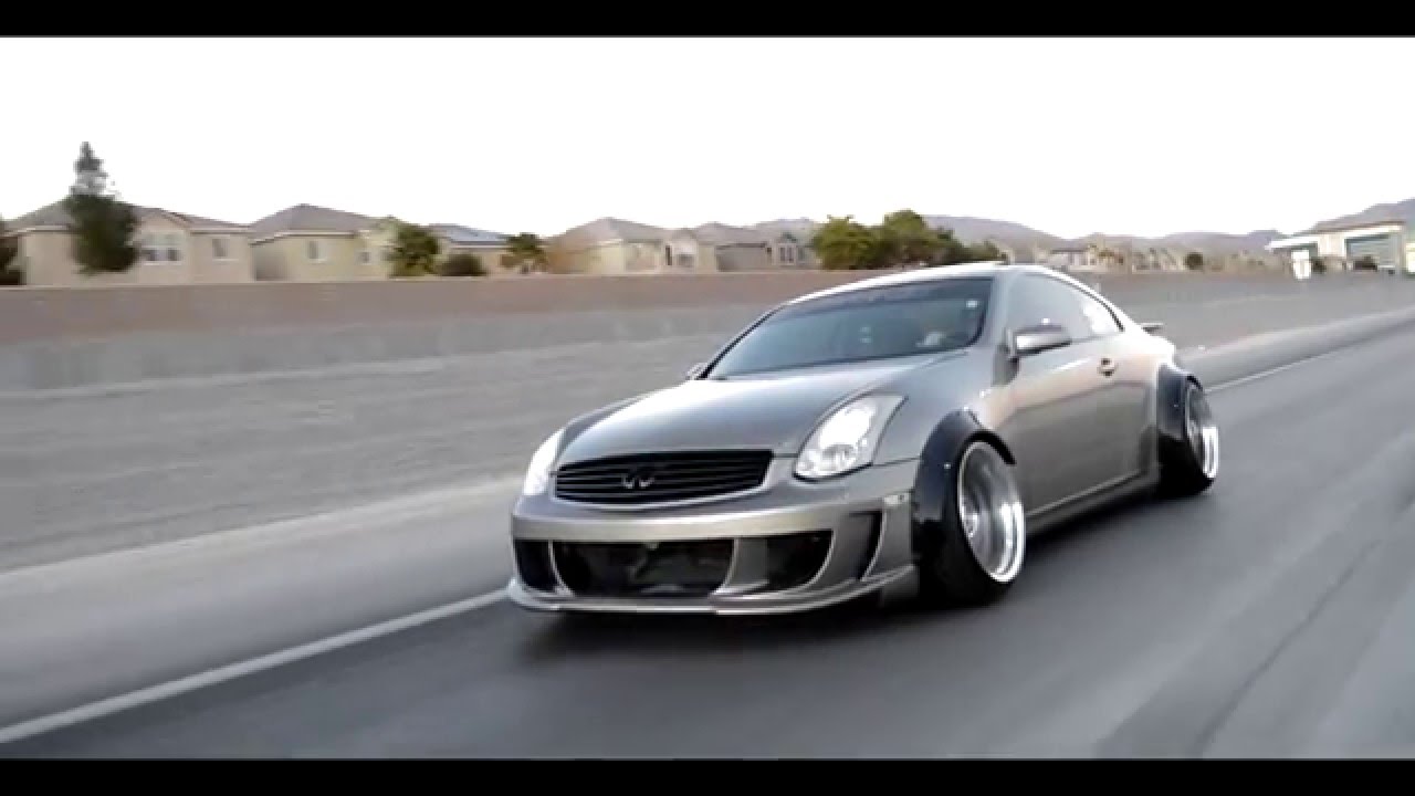 Wide & Static G35 x Garage Hangs | Royal Stance