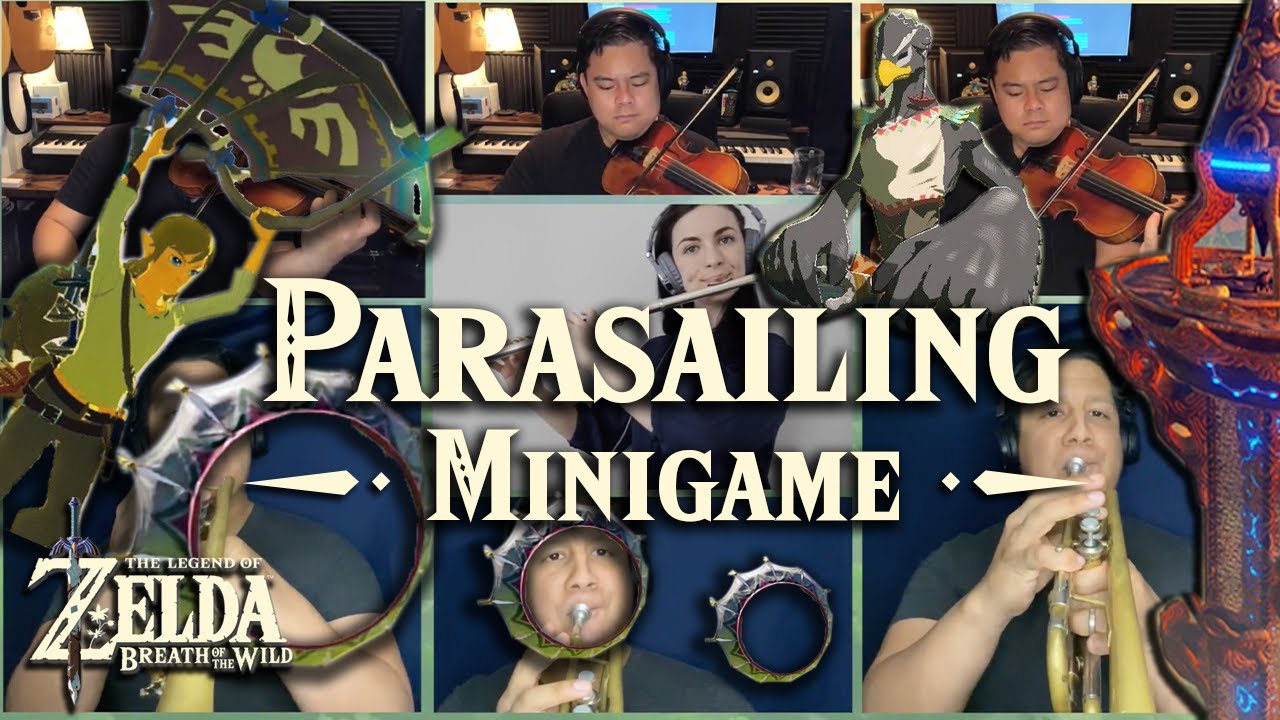 Zelda Breath of the Wild - Parasailing Minigame (cover)