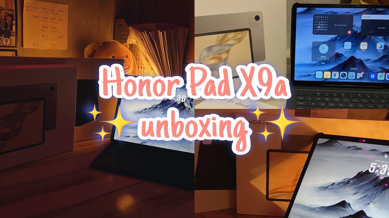 Unboxing Honor Pad X9a 6/128GB + Honor keyboard✨🌸