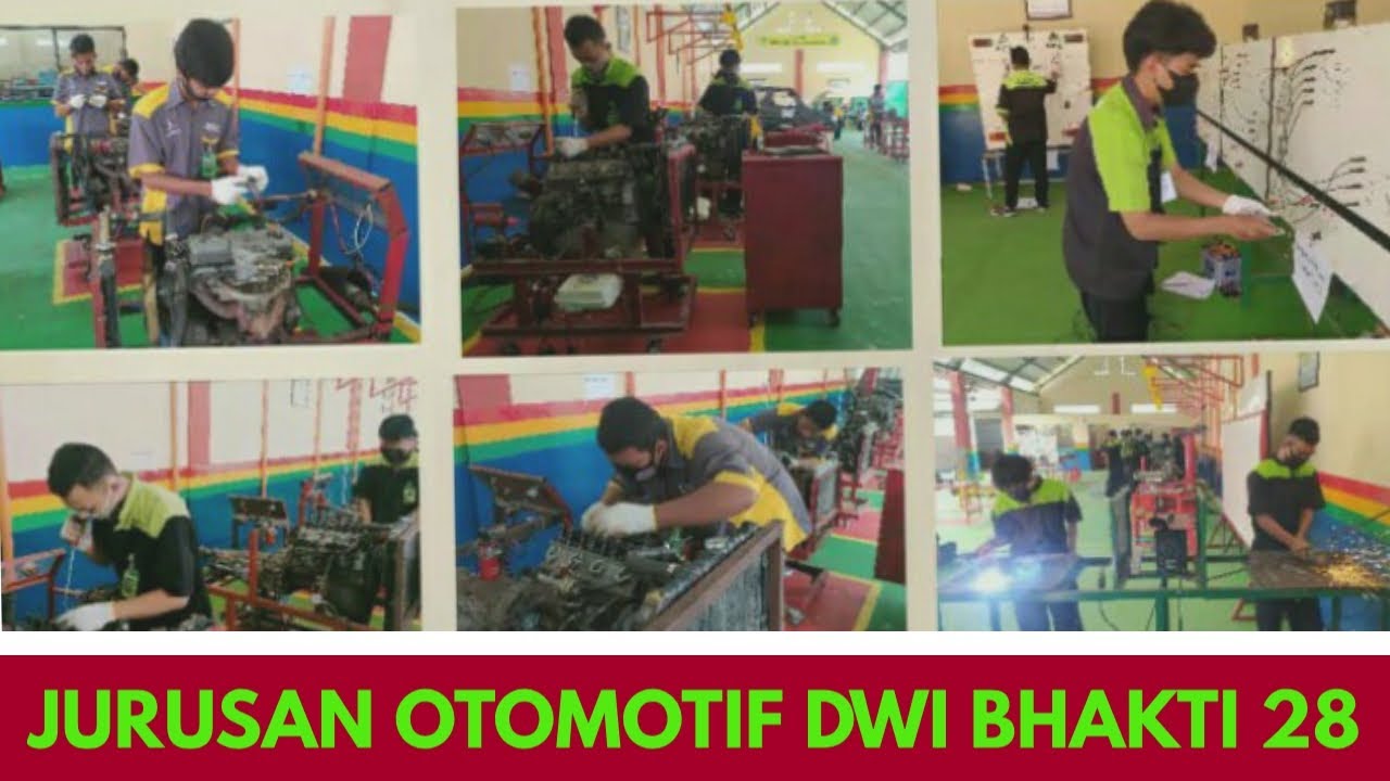 Kedisiplinan Siswa SMK Dwi Bhakti Ketika Praktek  [OTOMOTIF KEREN]